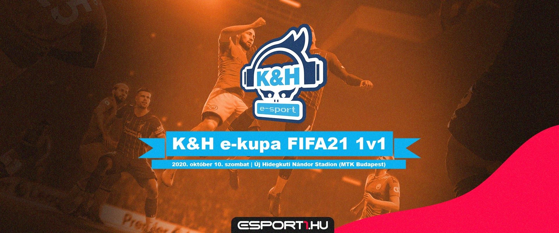 300 ezres díjazással jön a K&H e-Kupa FIFA21 1v1 versenye az MTK e-sport arénájában!